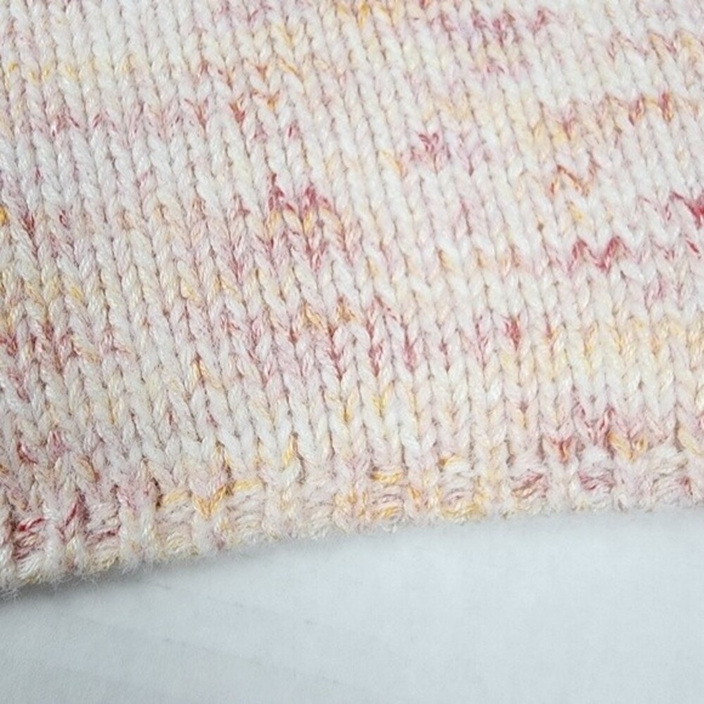 NWOT Sundown By Splendid Knit Shorts Cotton Blend Cream Pink Loungewear Size M - Picture 9 of 12